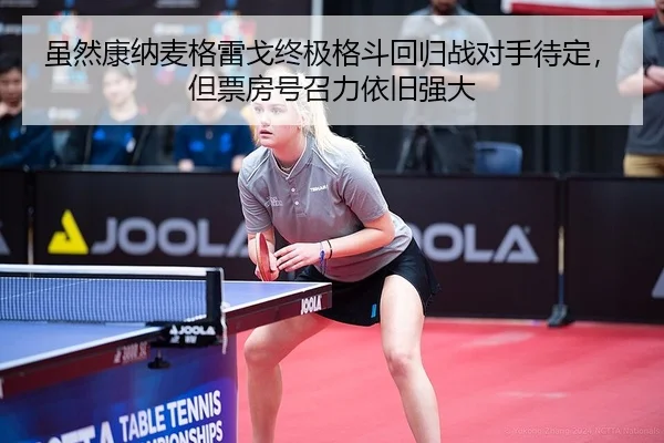 虽然康纳麦格雷戈终极格斗回归战对手待定，但票房号召力依旧强大